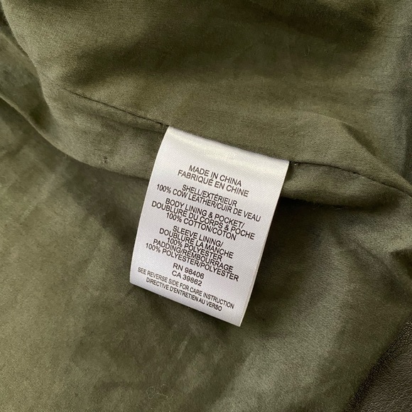 Theory Dalayan Leather Motorcycle Biker Jacket - Picture 16 of 16